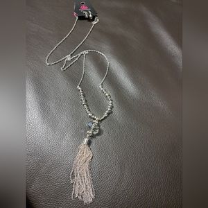 Beautiful long necklace with stone